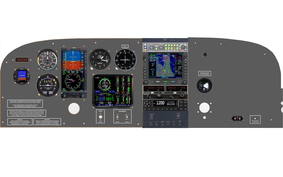Custom Cessna 172 Panel