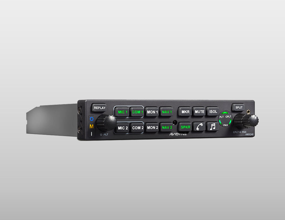 AMX240 Audio Panel for General Aviation