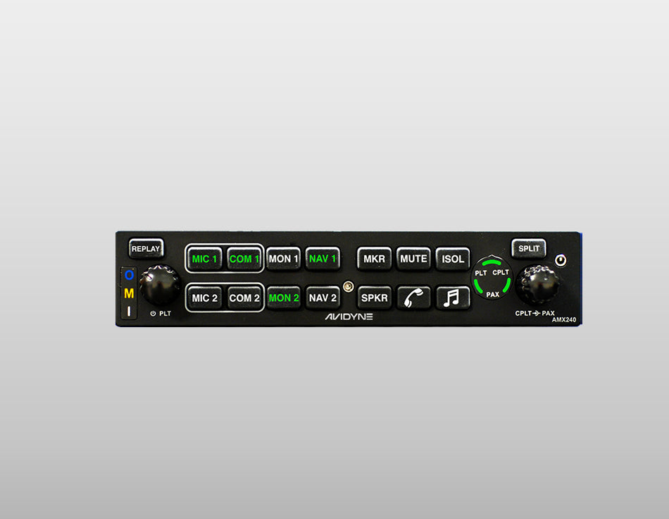 AMX240 Audio Panel for General Aviation